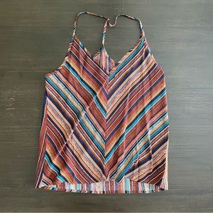 Striped Halter Tank Top